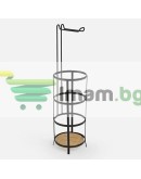 Метален държач поставка за тоалетна хартия